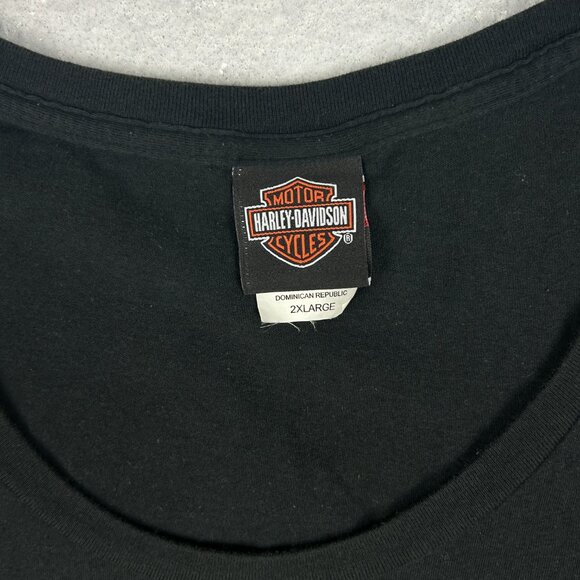 Harley Davidson T-Shirt Womens‎ 2XL Black Birds Motorcycle Biker Jamaica - Picture 9 of 10